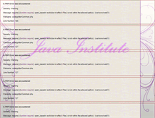 Tablet Screenshot of javainstitute.unika.ac.id
